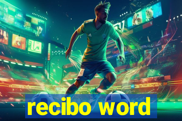 recibo word